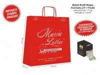 BUSTE IN CARTA KRAFT ROSSA